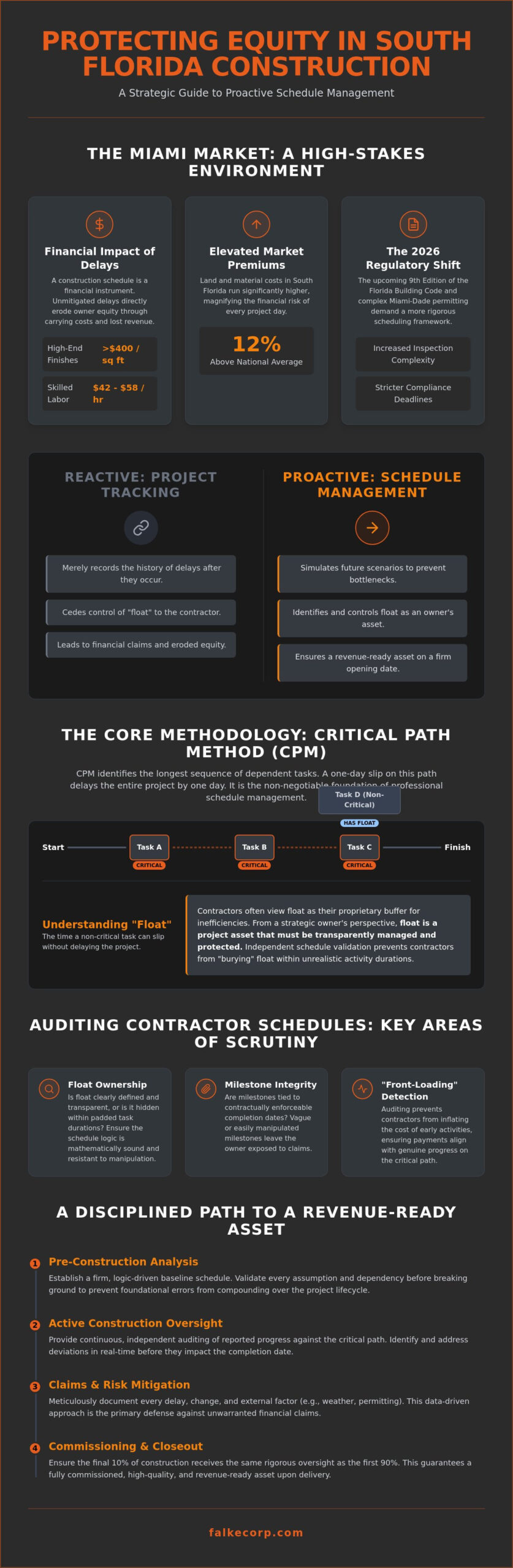 Construction Schedule Management in Miami: An Owner’s Strategic Guide for 2026